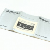 Rollei35(ドイツ語/英語) 取扱説明書 (取説)
