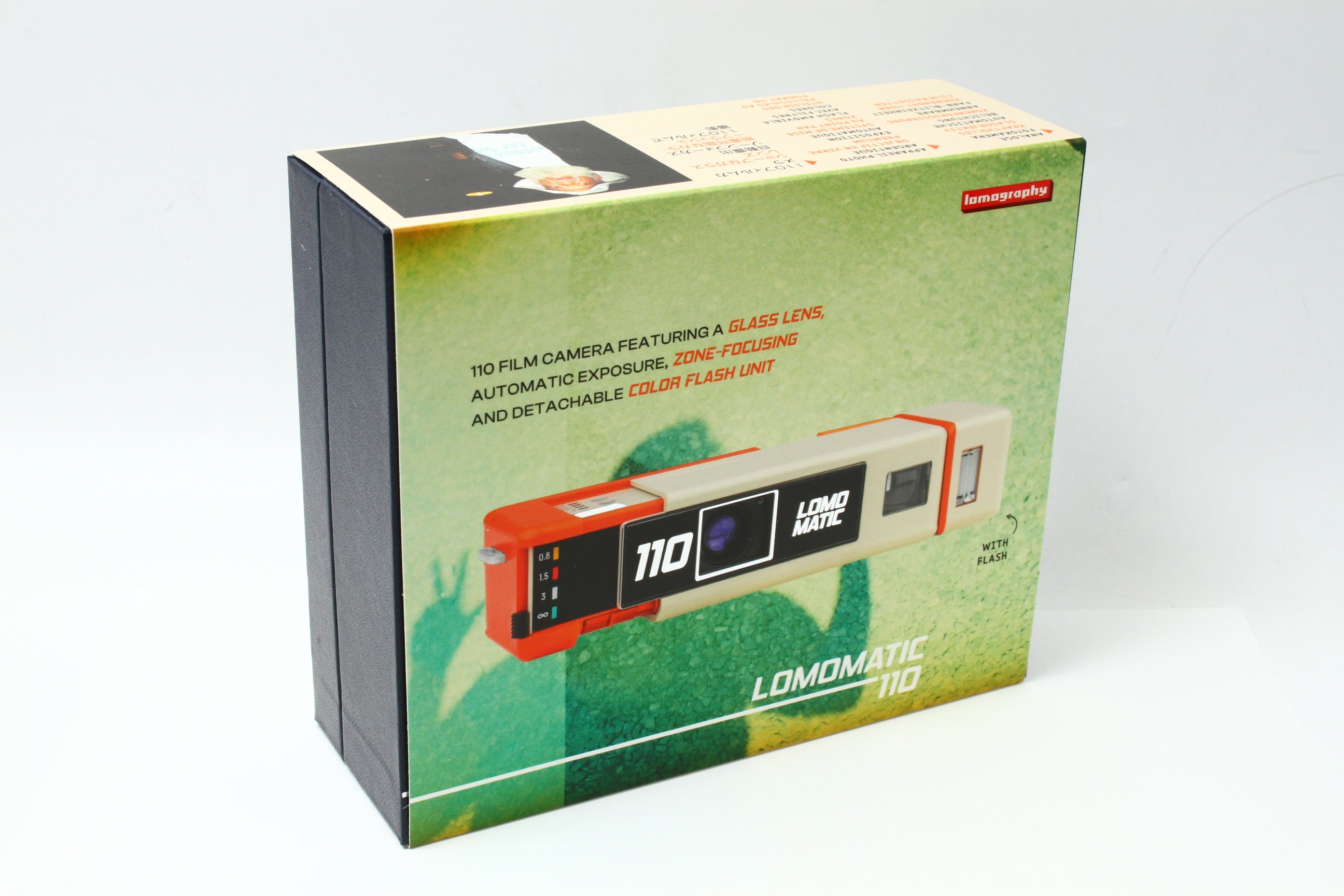 Lomomatic 110 Camera & Flash Golden Gate edition