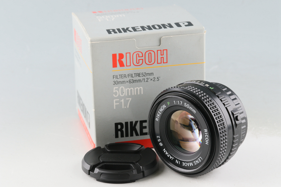 Ricoh Rikenon P 50mm F/1.7 Lens for Pentax K With Box #52856L8