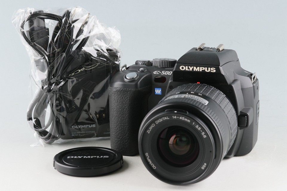 Olympus E-500 Digital SLR Camera + Zuiko Digital 14-45mm F/3.5-5.6 Lens #53047G33