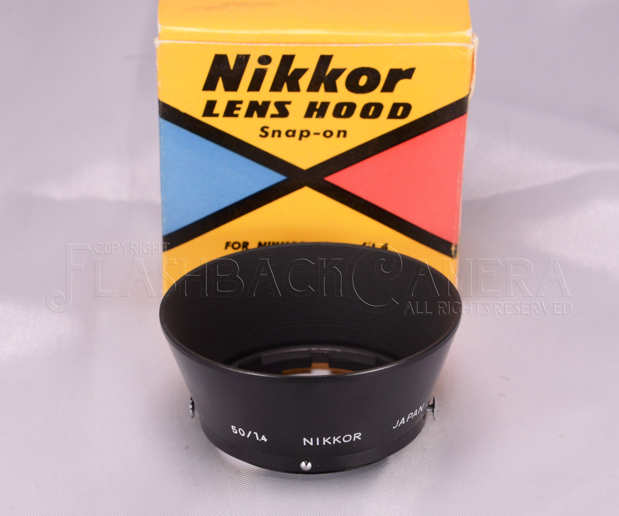 ニッコール 50mm f1.4 ニコンS 用 レンズフード 未使用品 元箱付