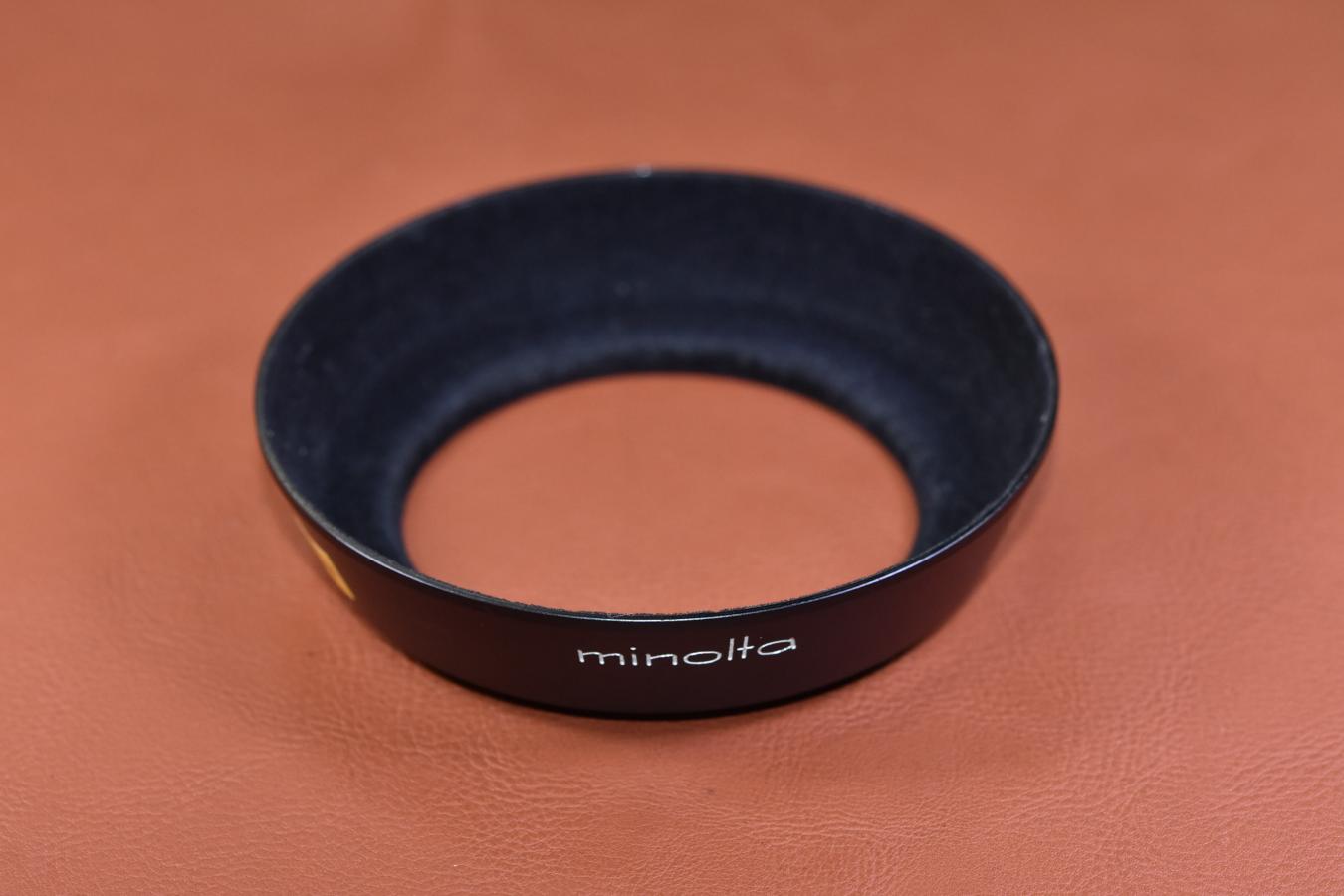 【絶版アクセサリー】minolta MC 28mm F2.8用METAL HOOD
