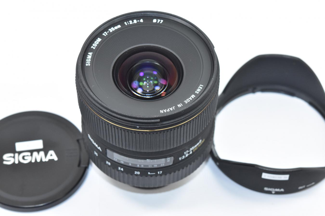 SIGMA 17-35mm F2.8-4 EX DG HSM 【純正フード付 Nikon Fマウントレンズ】