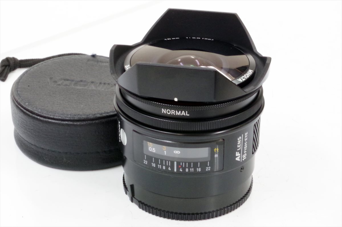 ミノルタ AF16/2.8 フィッシュアイ