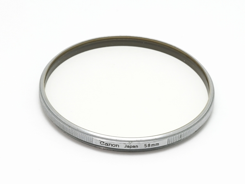 フィルター58mm UV(CL39.3C) 銀枠 薄型
