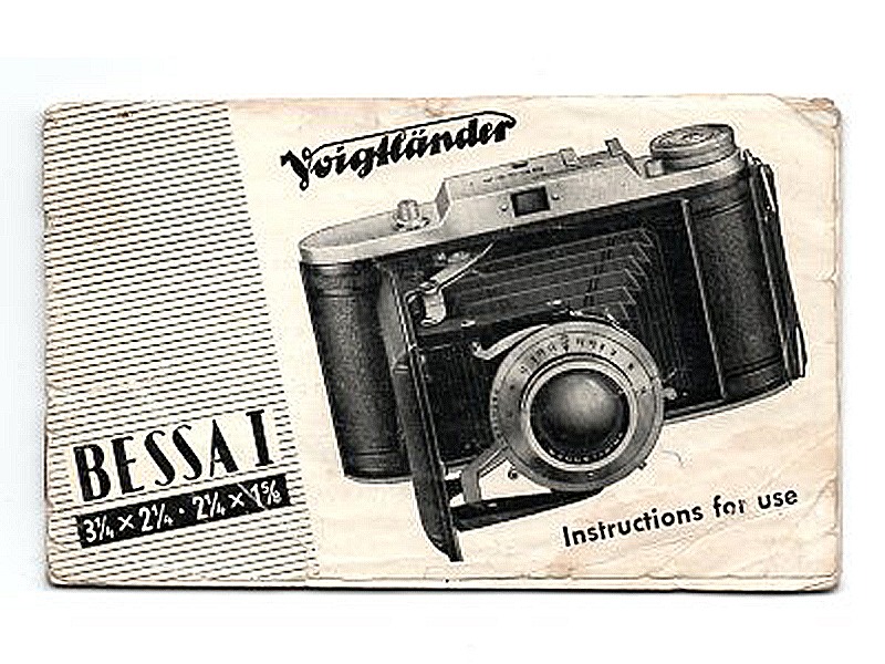 Voigtlander  BESSA I (ドイツ語)  取扱説明書(取説)