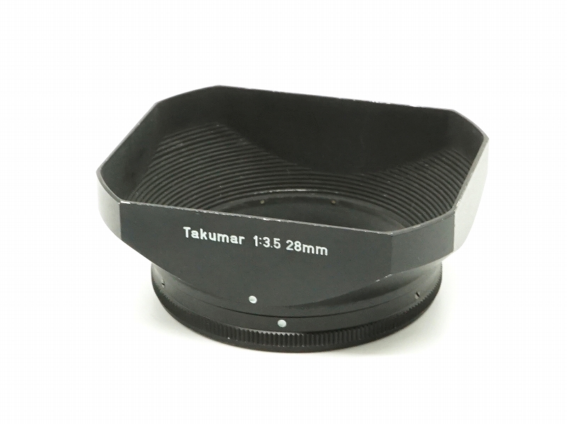 Takumar 1:3.5 28mm 角型メタルフード (内径51mm/フィルター径 49mm用)