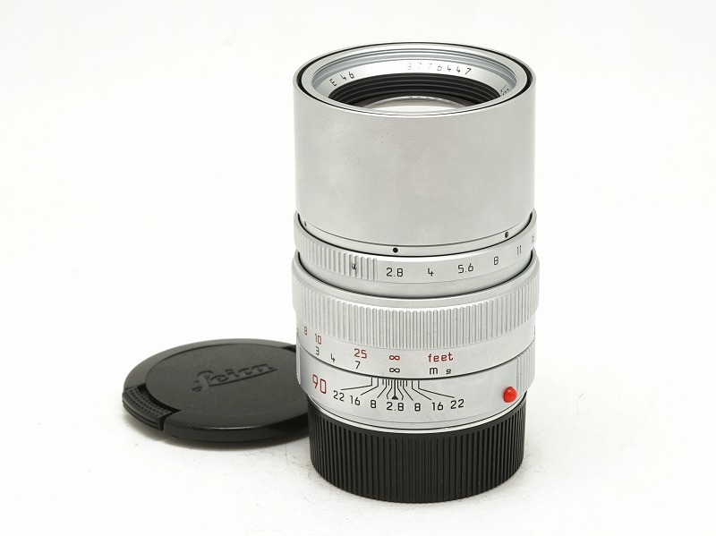 エルマリート M90mm F2.8 (フード組込) シルバー