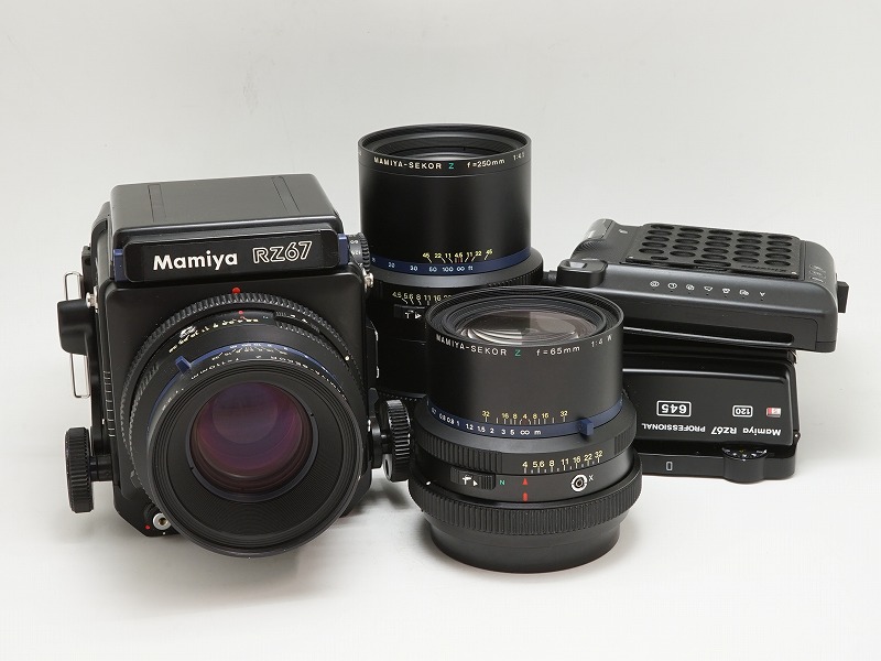 RZ67 110/2.8・65/4・250/4.5付