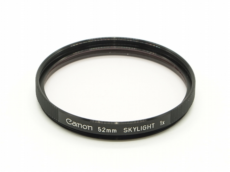 フィルター 52mm SKYLIGHT ブラック