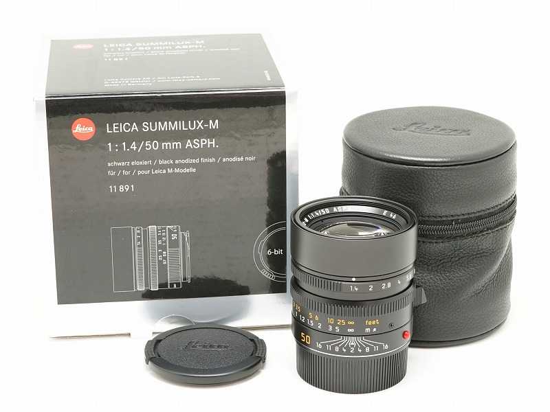 SUMMILUX-M 50mm F1.4 ASPH. (6bit) ブラック (ズミルックス) 11891