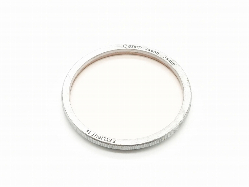 フィルター 34mm SKYLIGHT 銀枠 薄型
