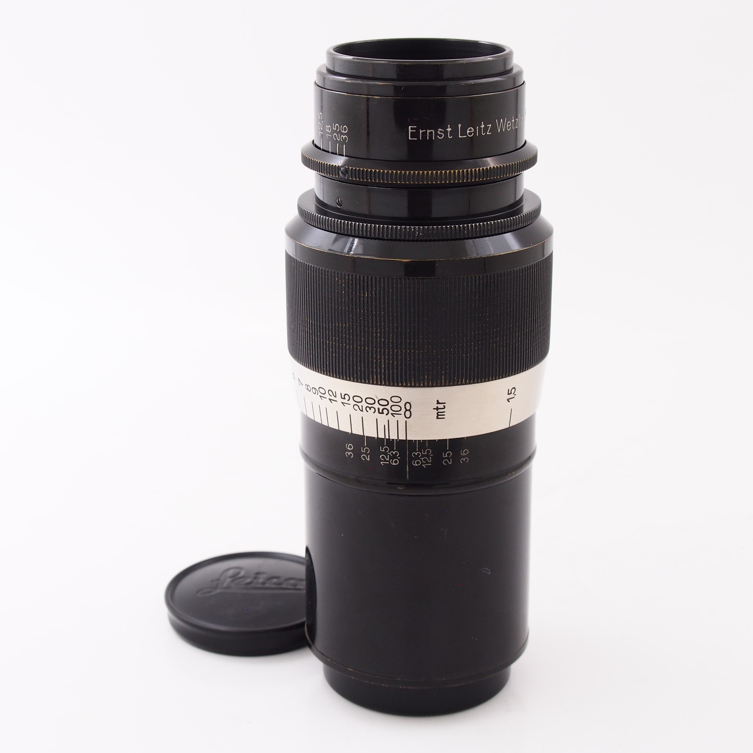 整備済■ライカL 135/4.5 ELMAR BLACK/NICKEL