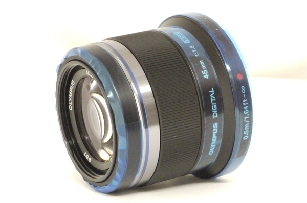 オリンパス M.ZUIKO DIGITAL 45mm F1.8 (ブラック) 新品同様