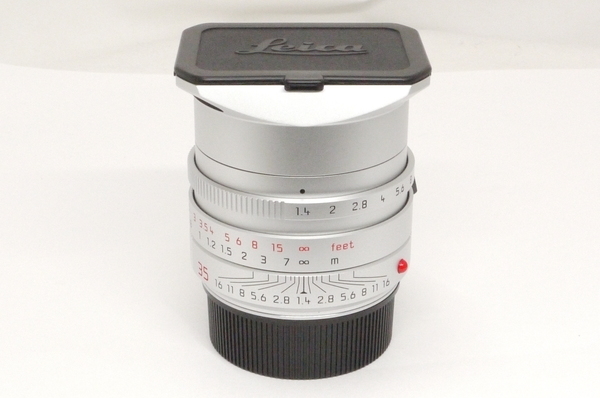ライカ SUMMILUX-M 35mm F1.4 ASPH E46 (6bit) 11675 フード、元箱、一式付 新品同様