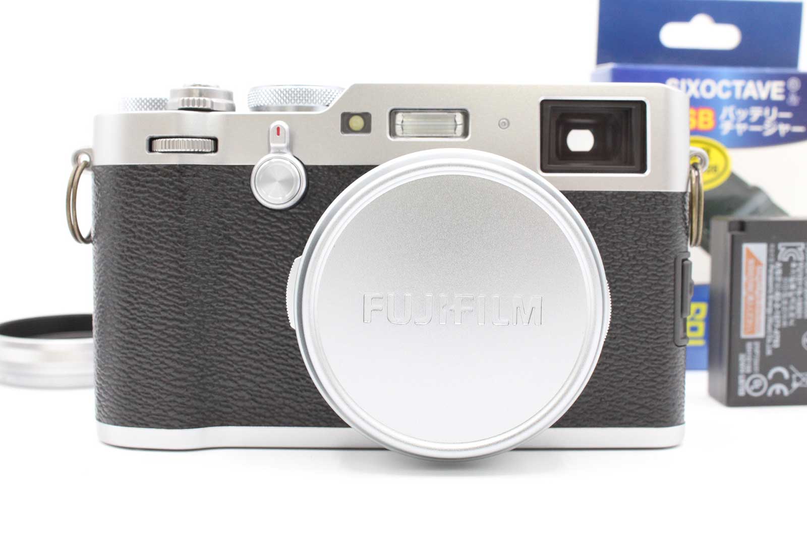 <<新品充電器(社外品)付き!!>>【美品】FUJIFILM 富士フイルム デジタルカメラ X100F シルバー X100F-S #LE2025133