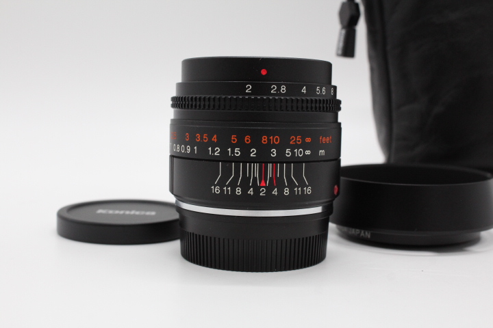 ＜＜専用ポーチ＆フード付き！！＞＞【美品】KONICA コニカ M-HEXANON 35mm F2 Mマウント #LE2025397