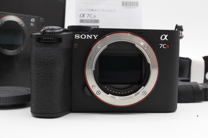 ＜＜シャッター回数3,909回！！化粧箱付き！！＞＞【美品】SONY ソニー フルサイズ ミラーレス一眼カメラ α7CR ブラック #LE2025417