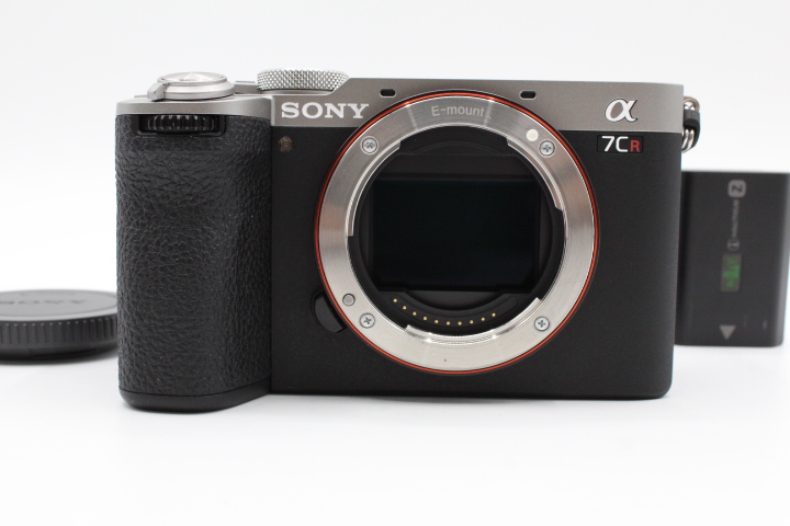 <<新品充電器(社外品)付き!!シャッター回数2,818回!!>>【美品】SONY ソニー ミラーレス一眼カメラ α7CR シルバー #LE2025418