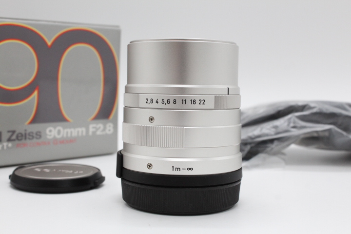 ＜＜化粧箱付き！！＞＞【美品】CONTAX コンタックス Carl Zeiss SonnarT* 90mm F2.8 #LE2025466