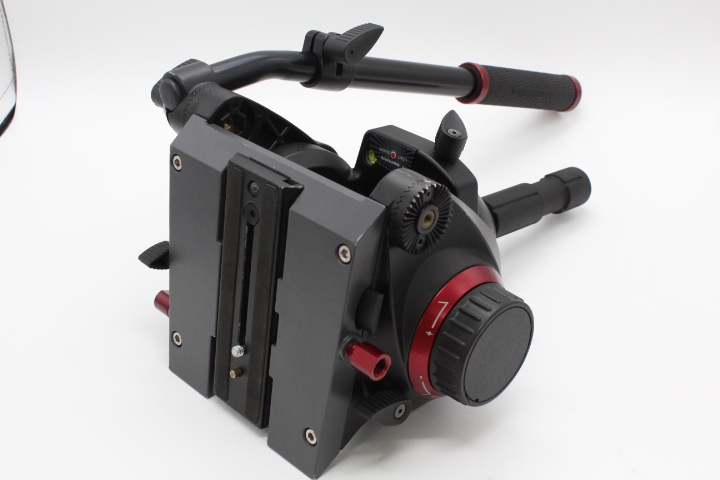 【良品】MANFROTTO マンフロット プロビデオフルード雲台 100mm #LE20255651