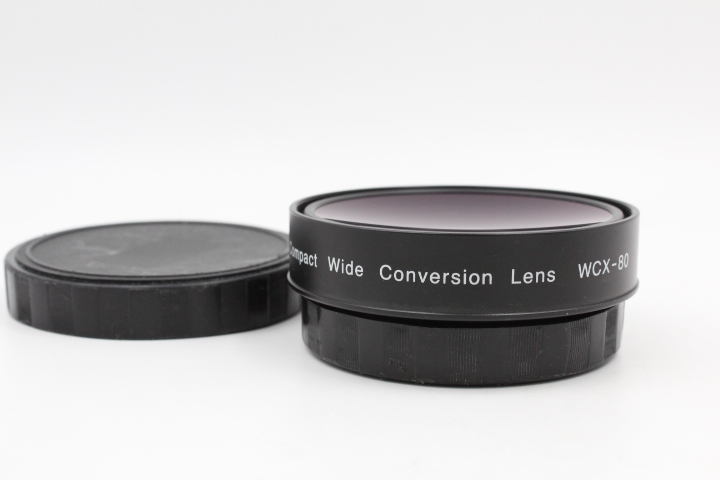 【良品】ZUNOW ズノー WCX-80 0.8倍ワイドコンバージョンレンズ #LE2026499