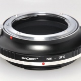 K&F Concept レンズマウントアダプター NIK-GFX ニコンFマウントレンズ → 富士フィルムGFX Gマウントボディ
