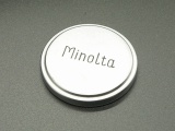 旧ロゴ「Minolta」刻印入り メタルキャップ シルバー フィルター径40.5mm
