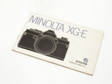 MINOLTA XG-E 取扱説明書(取説)