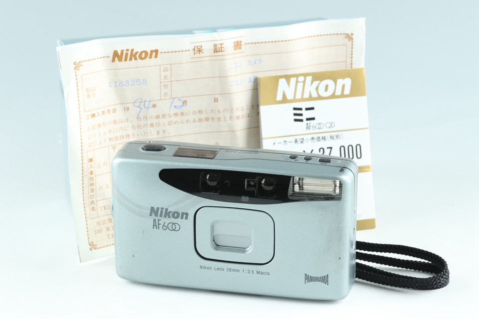 Nikon AF600 QD 35mm Point & Shoot Film Camera With Box #41728L4