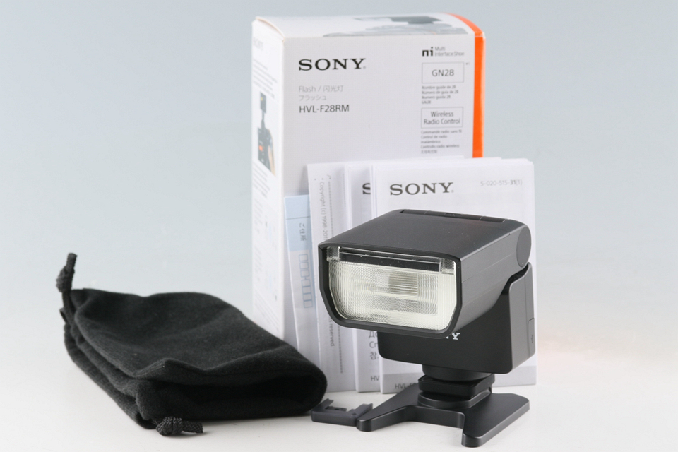 Sony Radio Wireless Flash HVL-F28RM With Box #52749L2