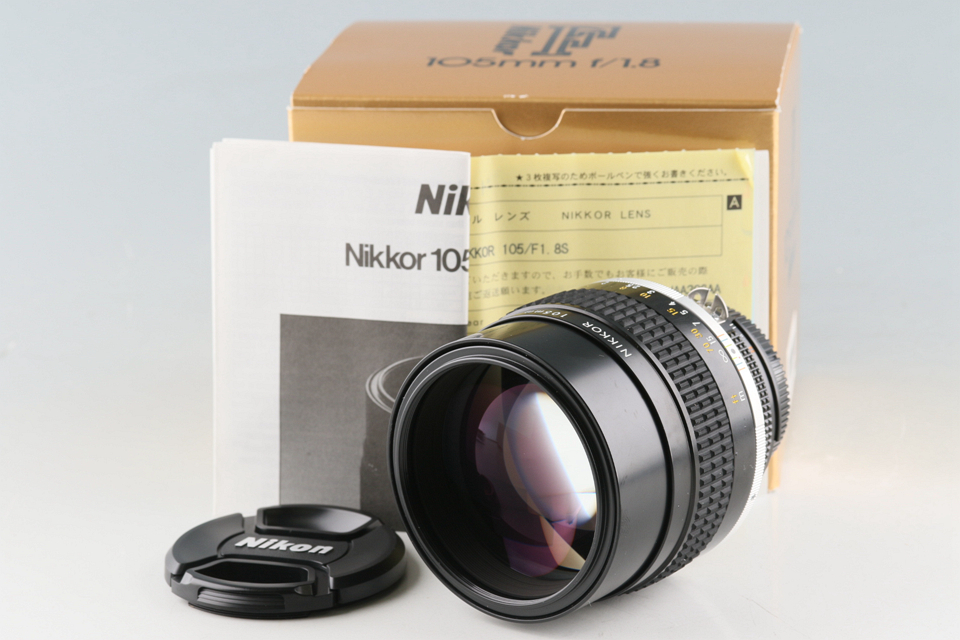 Nikon Nikkor 105mm F/1.8 Ais Lens With Box #52909L4