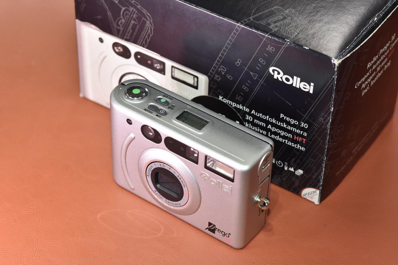 【コレクション向け】Rollei Prego 30 元箱付一式 【Apogon30/3.5 HFT レンズ搭載】