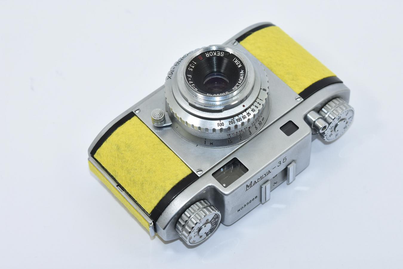 【リメイクカメラ】 MAMIYA-35 【世田谷光機 SEKOR S 4.5cm F3.5 レンズ搭載】